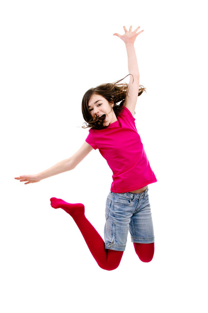 Girl jumping - Valokuva, kuva