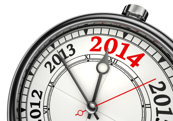 ano mudança 2014 relógio conceito
 - Foto, Imagem