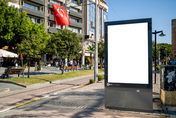 Boş billboard mockup - Fotoğraf, Görsel
