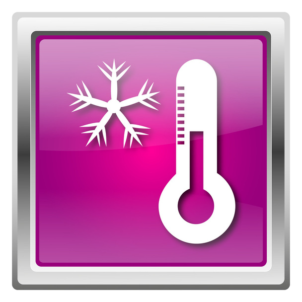 Сніжинка з піктограмою термометра
 - Фото, зображення