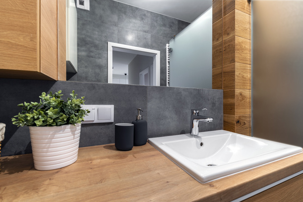 Modern bathroom interior design - Photo, Image