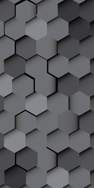 Fondo de hexágonos abstractos. Diseño moderno de vectores de pantalla para mo
 - Vector, imagen