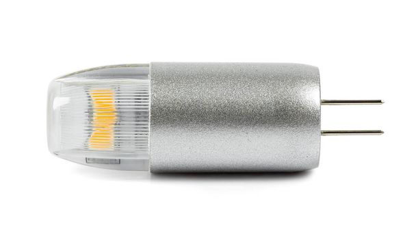 Moderne G4 ledlamp op witte achtergrond - Foto, afbeelding