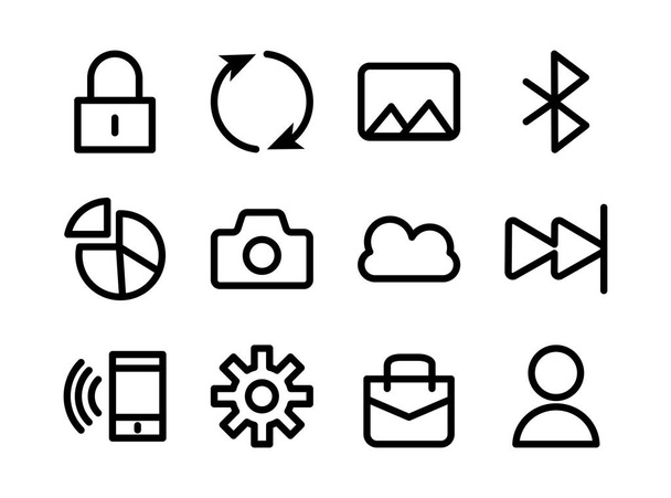 paquete de iconos de conjunto de interfaz de usuario
 - Vector, Imagen