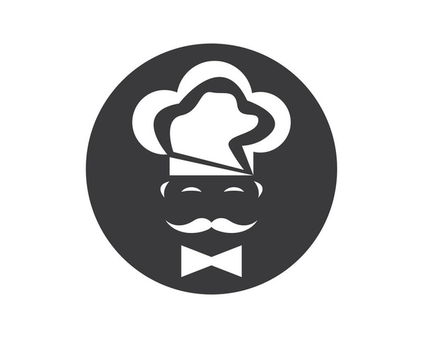 Ресторан шеф-кухар значок логотип Векторні ілюстрації
 - Вектор, зображення