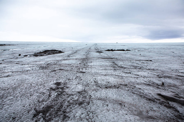 Islandského ledovce na známé ledovcové laguny. Krásná zima krajina obrázek ledovcová Laguna Bay. Jedinečná příroda Islandu. Zimní krajina. - Fotografie, Obrázek