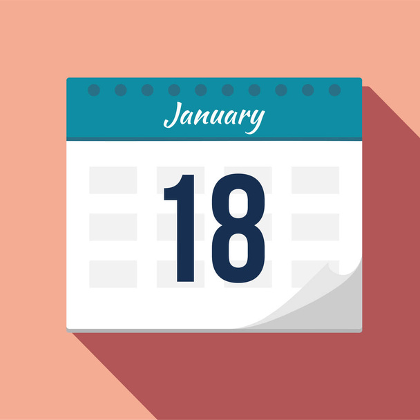 Calendar icon. Calendar Date - January. Planning. Time managemen - Fotó, kép