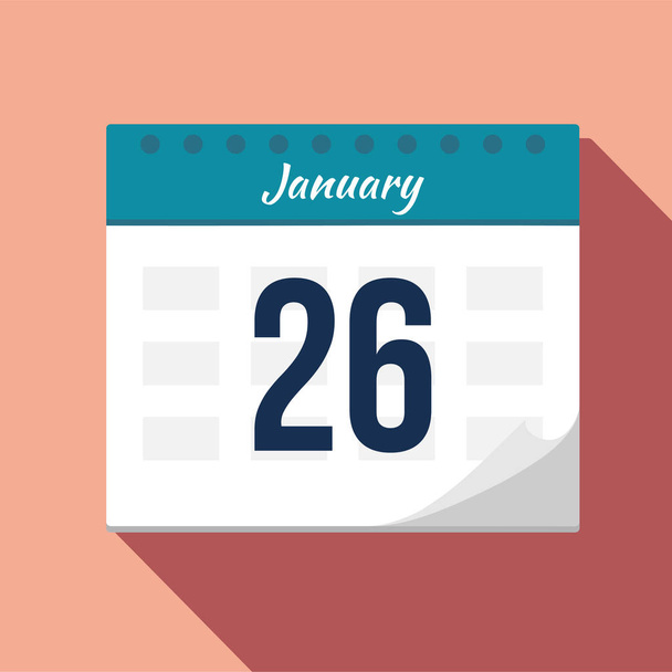 Calendar icon. Calendar Date - January. Planning. Time managemen - Photo, image