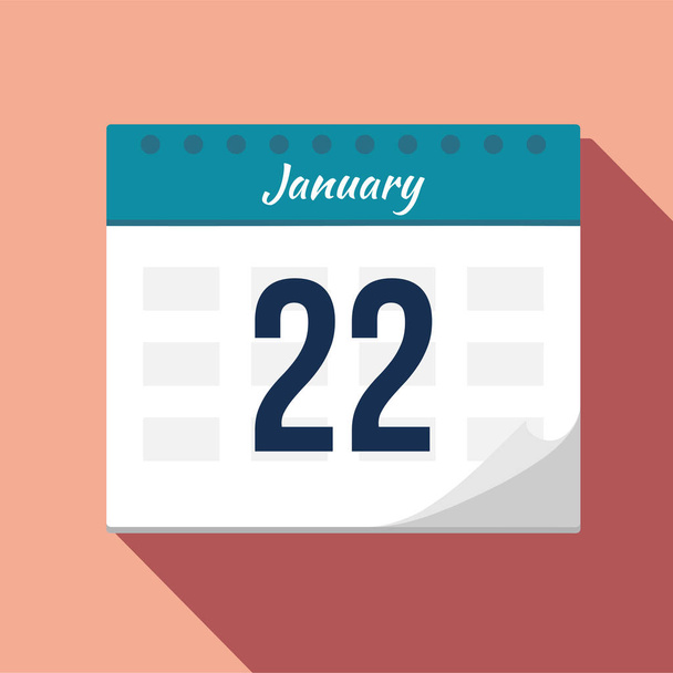 Calendar icon. Calendar Date - January. Planning. Time managemen - Foto, imagen