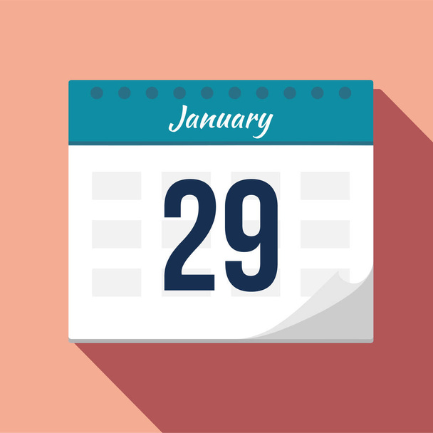 Calendar icon. Calendar Date - January. Planning. Time managemen - Foto, Imagen
