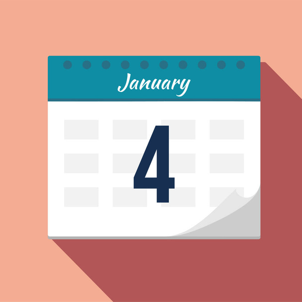 Calendar icon. Calendar Date - January. Planning. Time managemen - Photo, Image