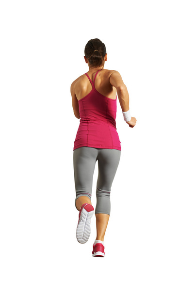 back view of running girl - Photo, Image