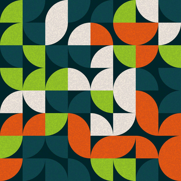 Patrón sin costura al azar cuadrados de cuarto de color ilustración de fondo de Arte Generativo
 - Vector, imagen