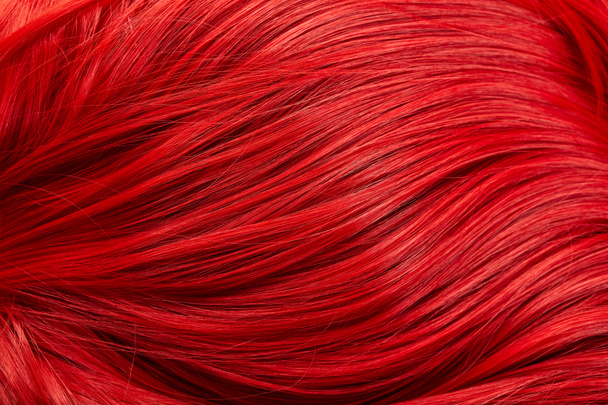 Vista da vicino dei capelli rossi colorati
  - Foto, immagini