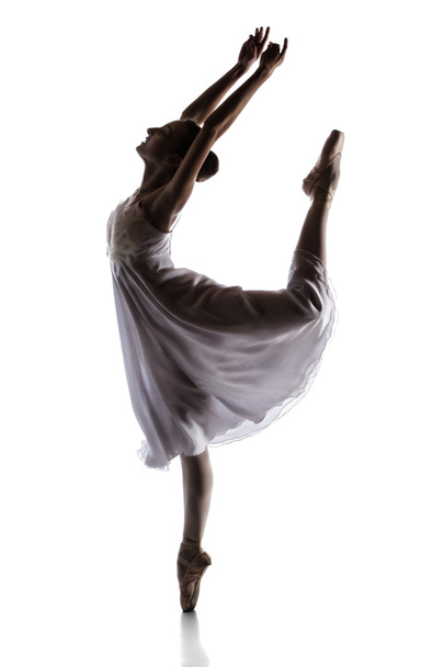 Female ballet dancer - Фото, изображение