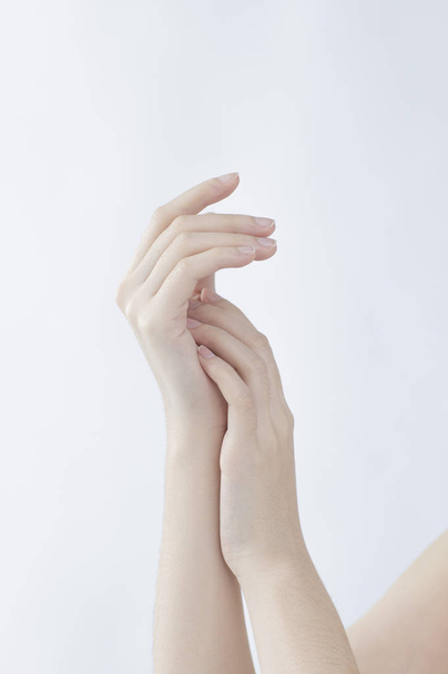female hands isolated on white background - Fotografie, Obrázek