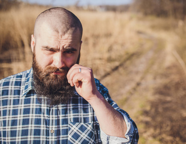 Bearded man. Lumberjack. - Photo, Image