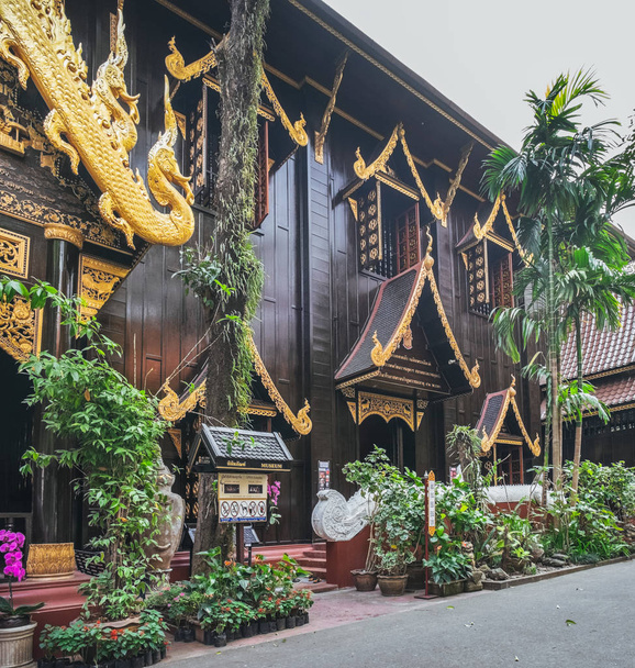 Wat Phra Kaew in Chiang Mai, northern Thailand - Zdjęcie, obraz