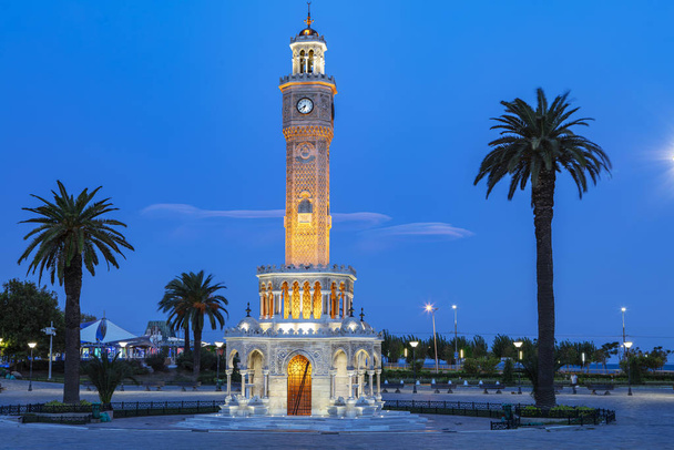 Izmir clock tower. The famous clock tower became the symbol of Izmir - Photo, image