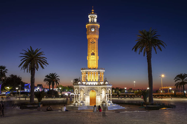 Izmir clock tower. The famous clock tower became the symbol of Izmir - Photo, image