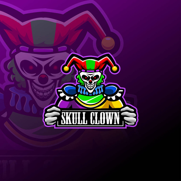 Логотип клоуна-талисмана
 - Вектор,изображение