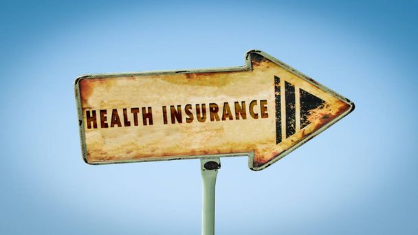 Street Sign to Health Insurance - Photo, Image