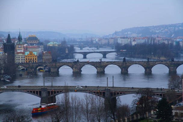 Kaunis näkymä Prahaan - Tsekin tasavalta
  - Valokuva, kuva