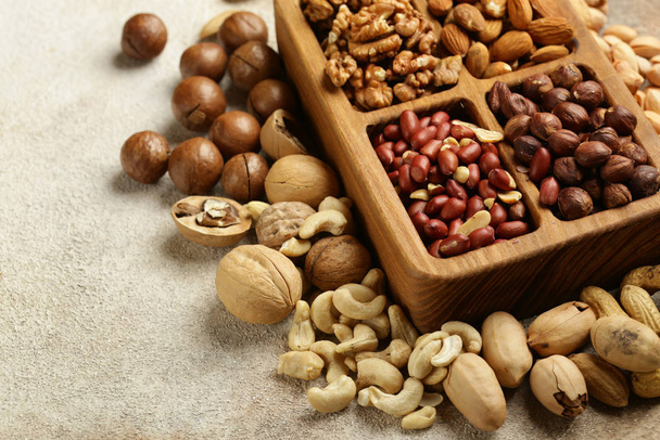 natural organic nuts mix for healthy eating - Photo, Image