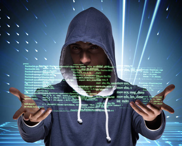Молодий хакер в концепції кібербезпеки
 - Фото, зображення