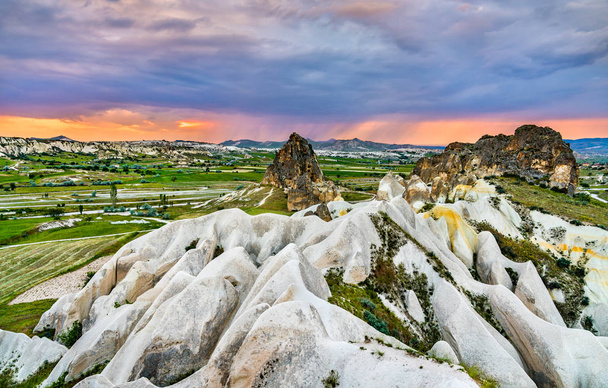 Grotkasteel in Nationaal Park Goreme in Turkije - Foto, afbeelding