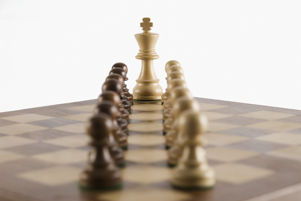Chess king with its king - Zdjęcie, obraz