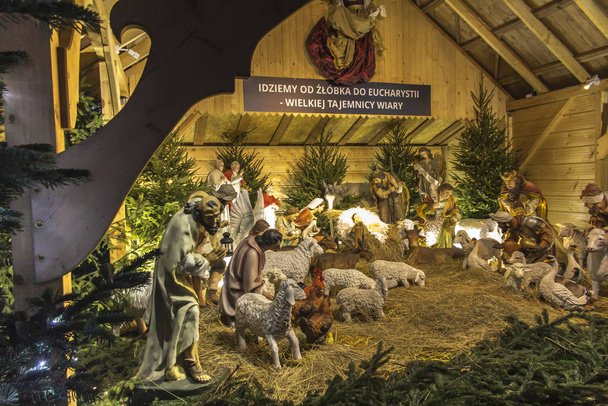 Ченстохова, Польша, 1 января 2020 года: Рождество Христово
  - Фото, изображение