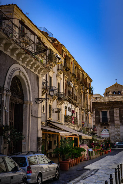 Pohled z ulic Catania - Fotografie, Obrázek