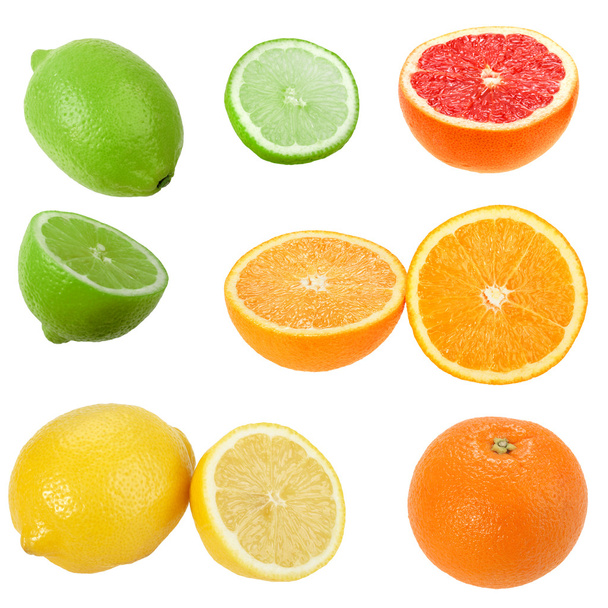 Set of citrus fruits - Foto, afbeelding
