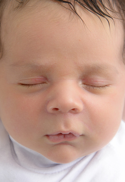 Rosto de bebê recém-nascido
 - Foto, Imagem
