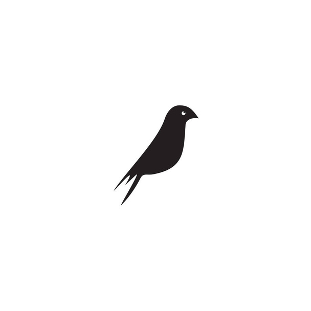 鳥のアイコンロゴデザインベクトルテンプレート - ベクター画像