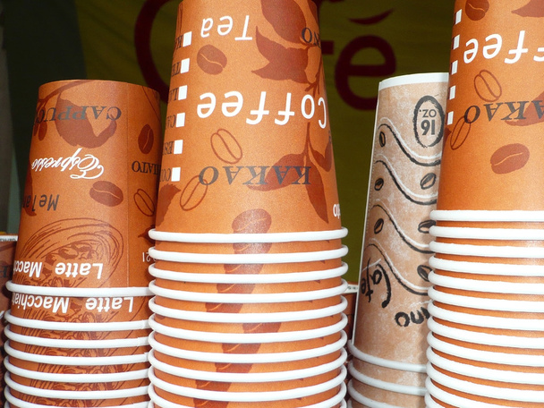 papier cups - Foto, afbeelding