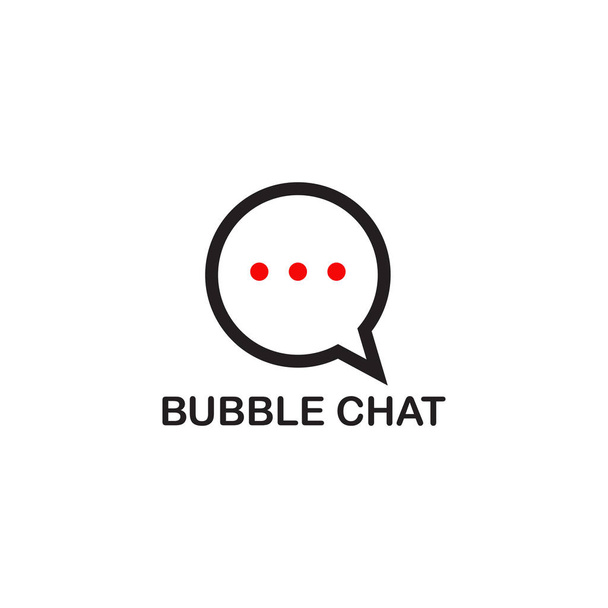 Modello di design logo della chat di bolla
 - Vettoriali, immagini
