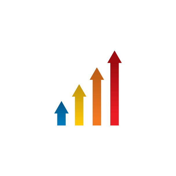 modelo de design de logotipo de finanças empresariais - Vetor, Imagem