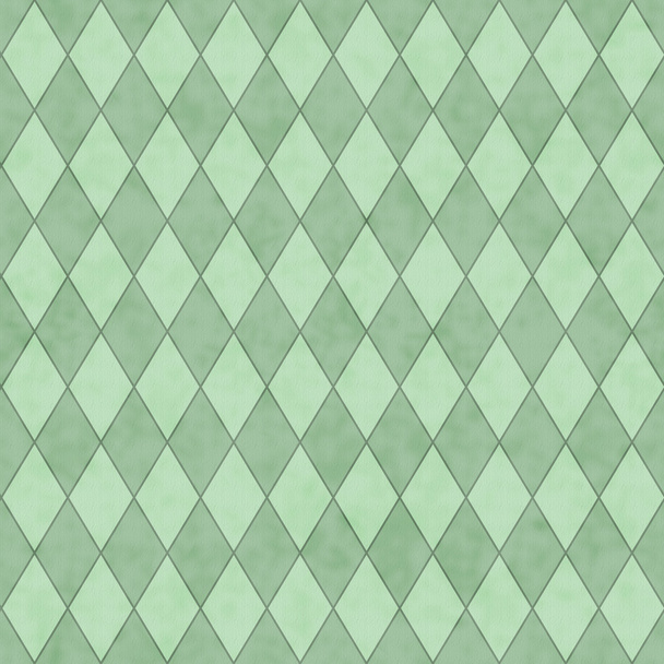 Green Diamond Shape Fabric Background - Photo, Image