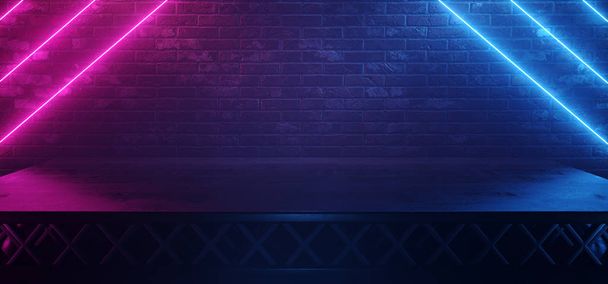 Темний неоновий лазерний промінь фіолетовий синій сценічний шоу танцювальний клуб Ретро Фут
 - Фото, зображення