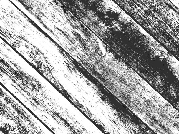 Perturbación textura de madera seca vieja. Fondo grunge blanco y negro. Ilustración vectorial
 - Vector, Imagen
