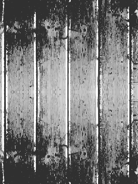 A régi, száraz, fából készült textúra Fekete-fehér grunge háttér. Vektoros illusztráció - Vektor, kép