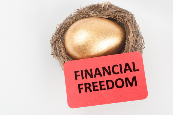 Begrip financiële vrijheid - Foto, afbeelding