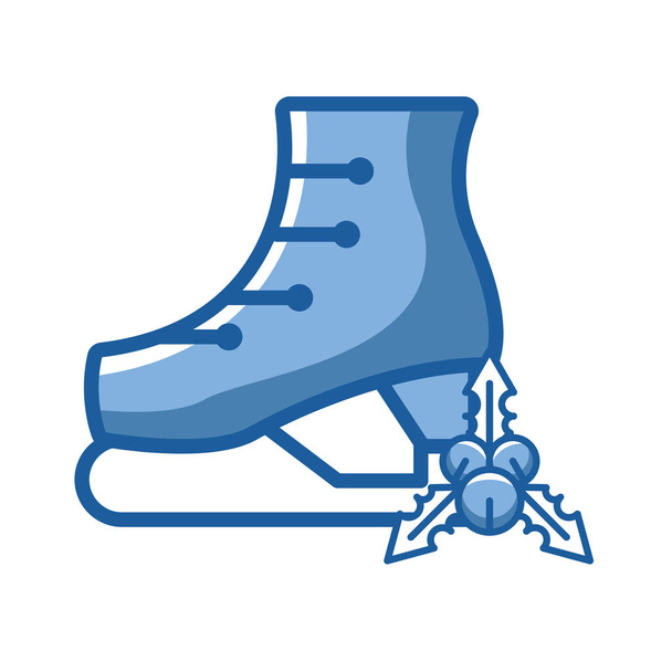 snow skate sport isolated icon - ベクター画像