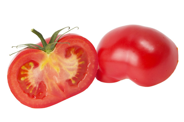 Two halves of tomato - Foto, Bild