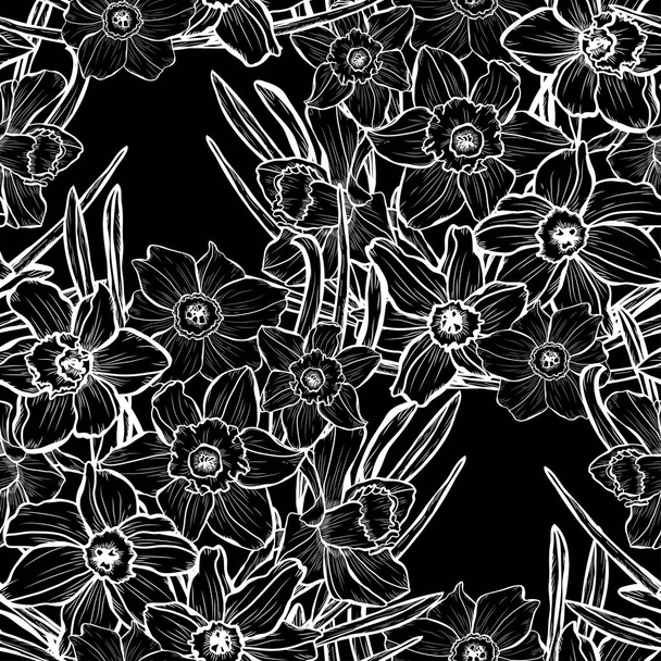 květinový bezešvý vzor - Vektor, obrázek