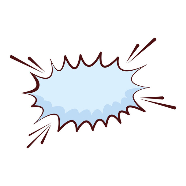 икона комического взрыва, красочный дизайн
 - Вектор,изображение