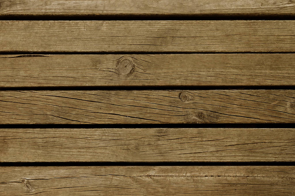 Old dark brown wooden fence background texture - Φωτογραφία, εικόνα
