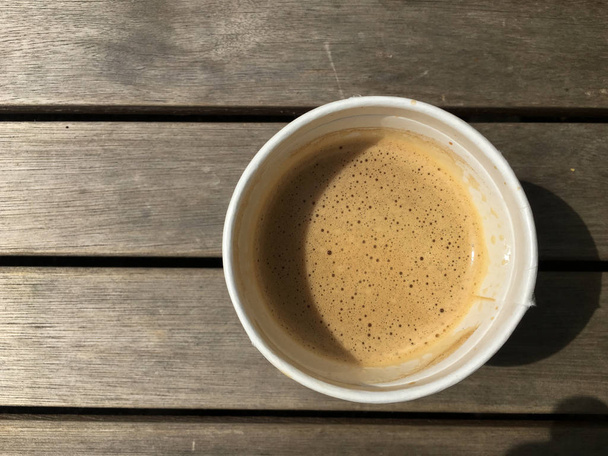 Кофе быстрого питания сверху
 - Фото, изображение